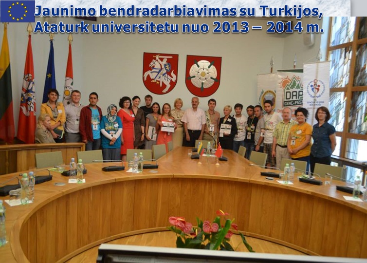Jaunimo bendradarbiavimas su Turkijos Ataturk universitetu