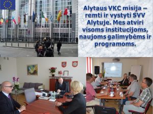Alytaus VKC misija - remti ir vystyti SVV Alytuje.