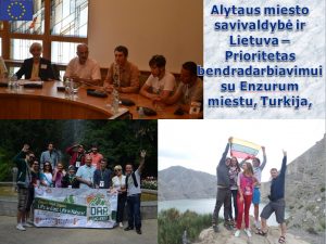 Alytaus miesto savivaldybė ir Lietuva - Prioritetas bendradarbiavimui su Enzurum miestu, Turkija